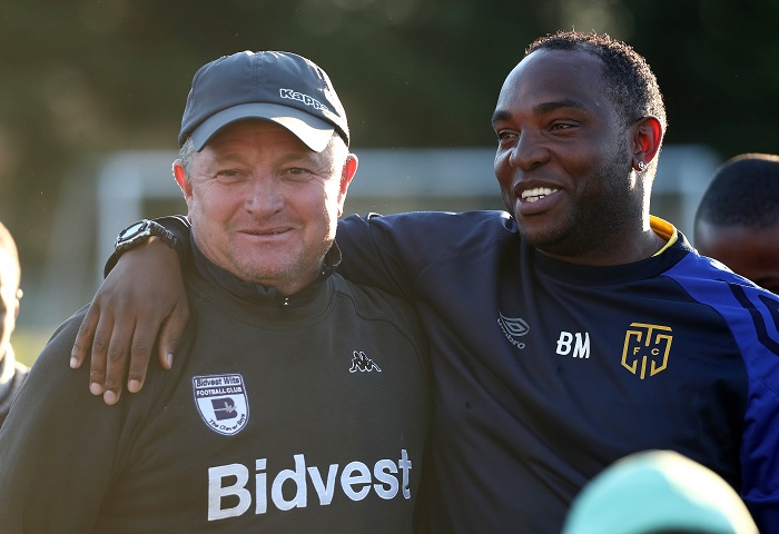 Gavin Hunt and Benni McCarthy