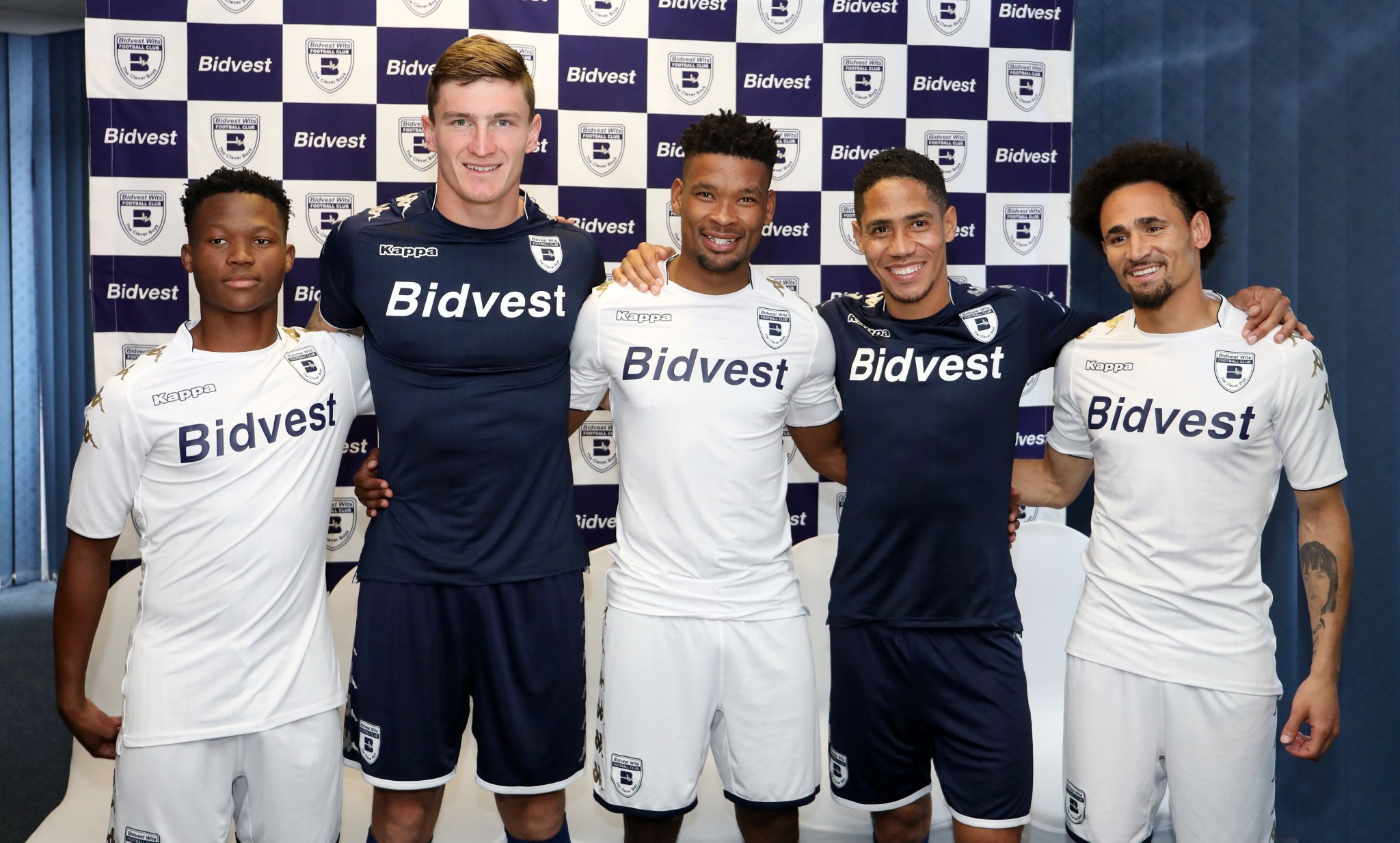 Bidvest Wits home/away kit for 2017-18