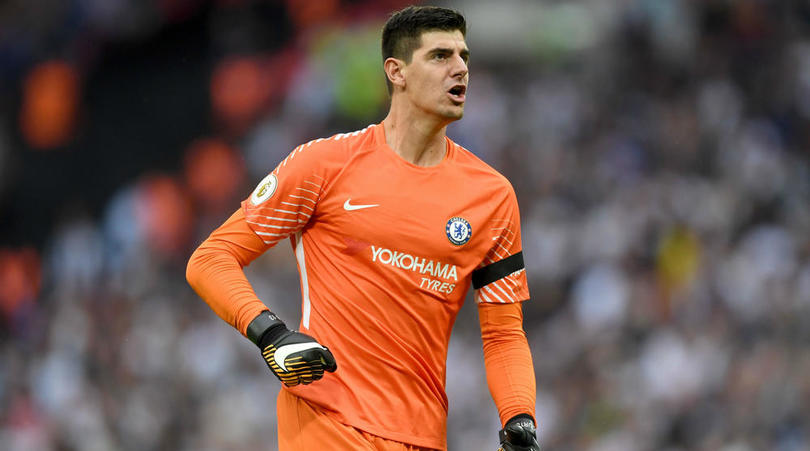 Chelsea goalkeeper Thibaut Courtois