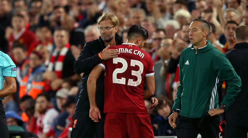 Jurgen Klopp and Emre Can