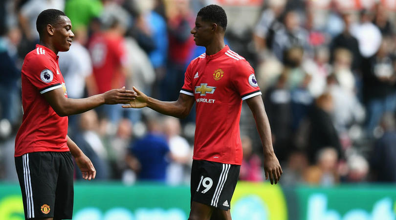 Manchester United duo Anthony Martial and Marcus Rashford