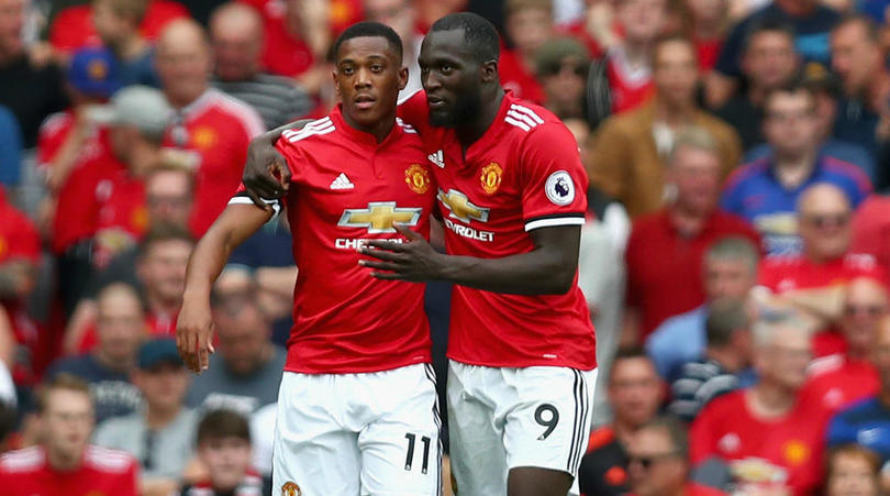 Manchester United duo Anthony Martial and Romelu Lukaku