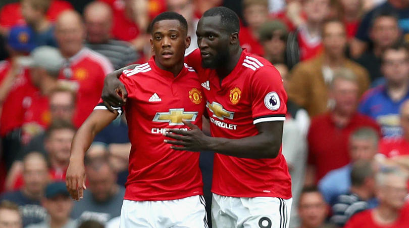 Manchester United duo Anthony Martial and Romelu Lukaku