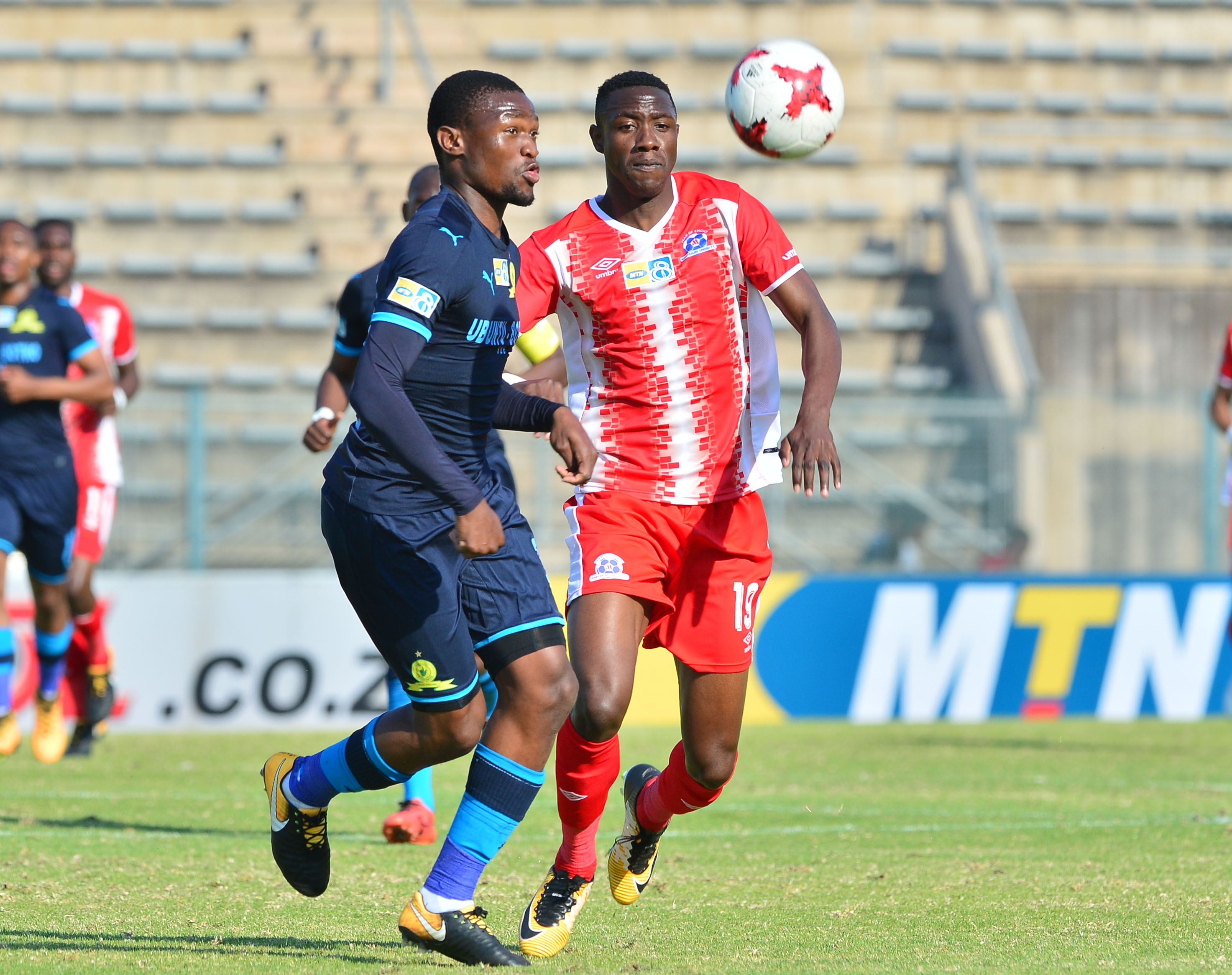 Motjeka Madisha challenged by Evans Rusike