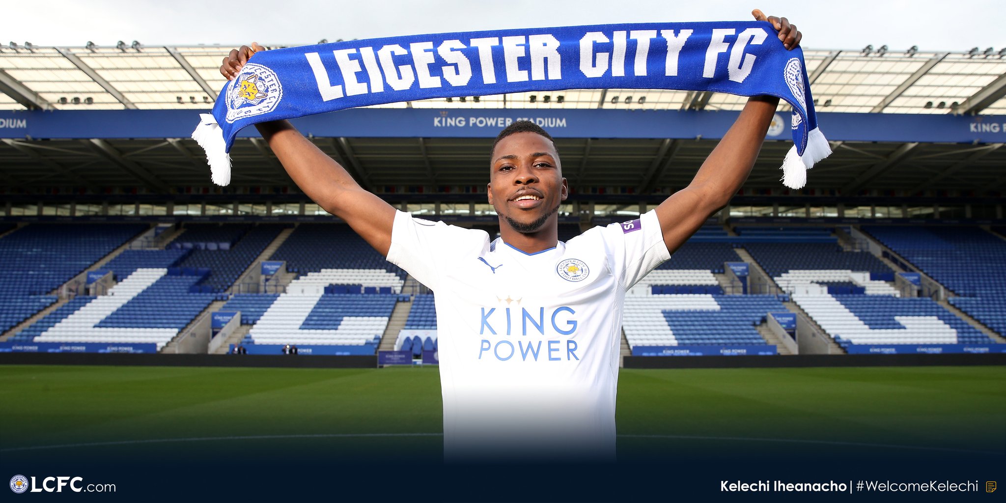 Nigerian forward Kelechi Iheanacho