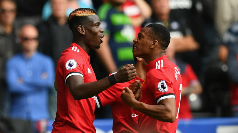 Paul Pogba and Anthony Martial