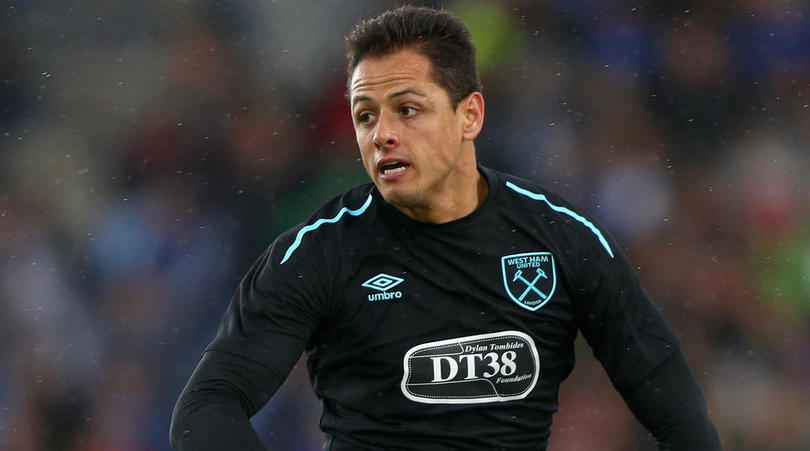 West Ham United striker Javier Hernandez