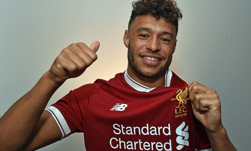 Liverpool's new signing Alex Oxlade-Chamberlain