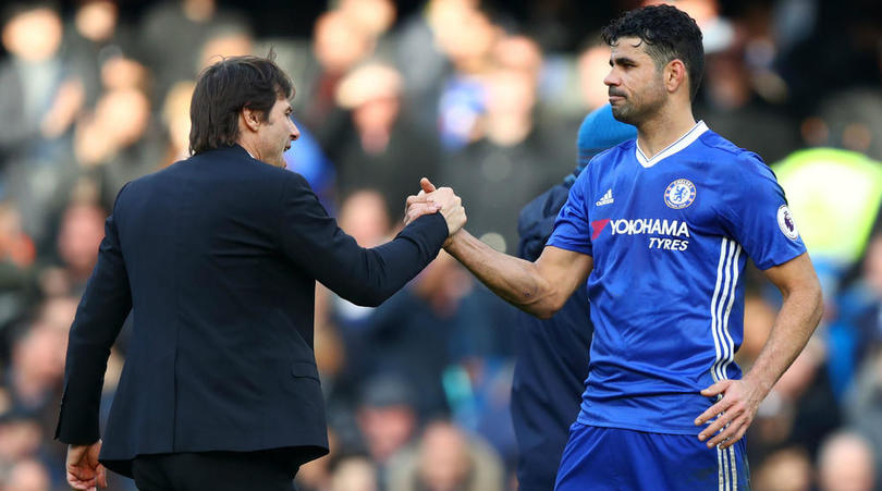 Antonio Conte and Diego Costa