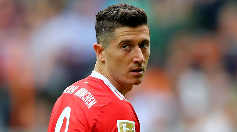 Bayern Munich striker Robert Lewandowski