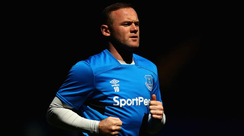 Everton striker Wayne Rooney