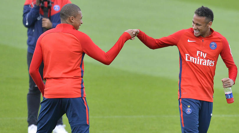 Kylian Mbappe and Neymar