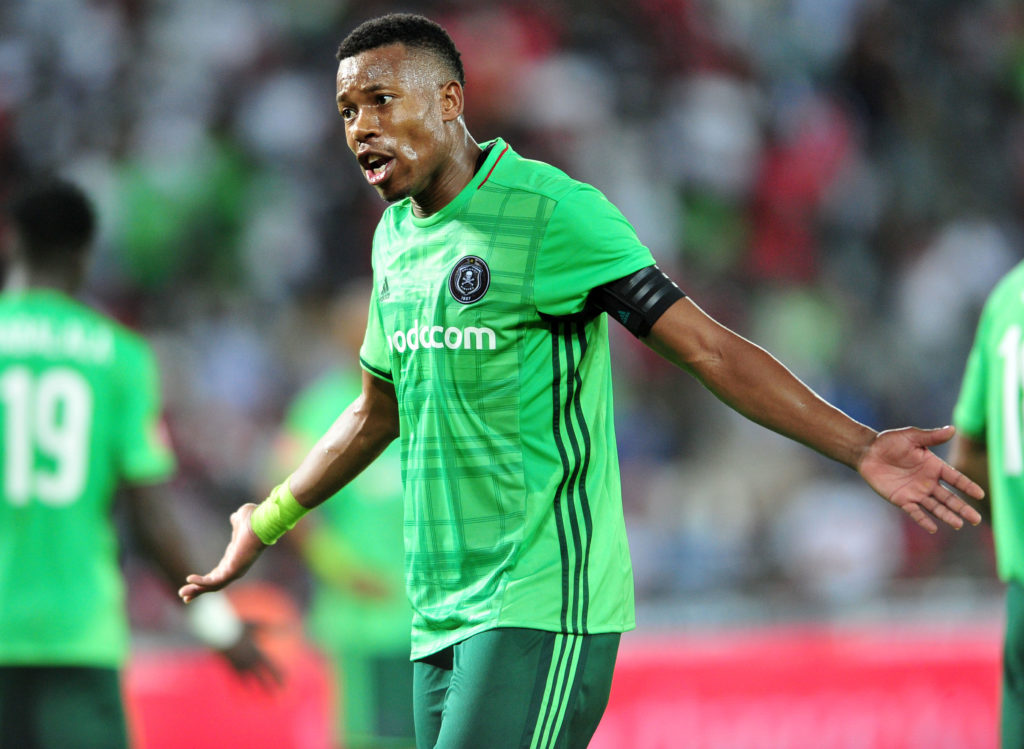 Orlando Pirates defender Happy Jele