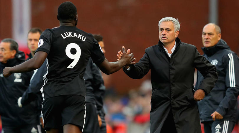 Romelu Lukaku and Jose Mourinho