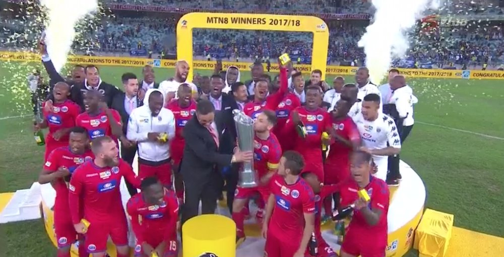 Watch: SuperSport celebrate their MTN8 triumph