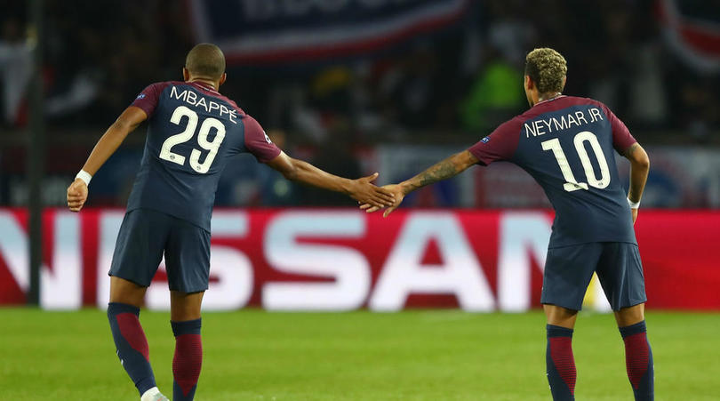 Kylian Mbappe and Neymar