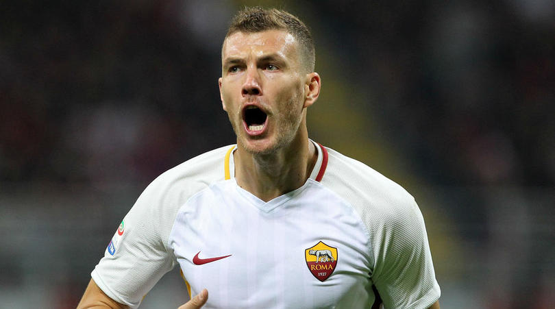 Roma striker Edin Dzeko