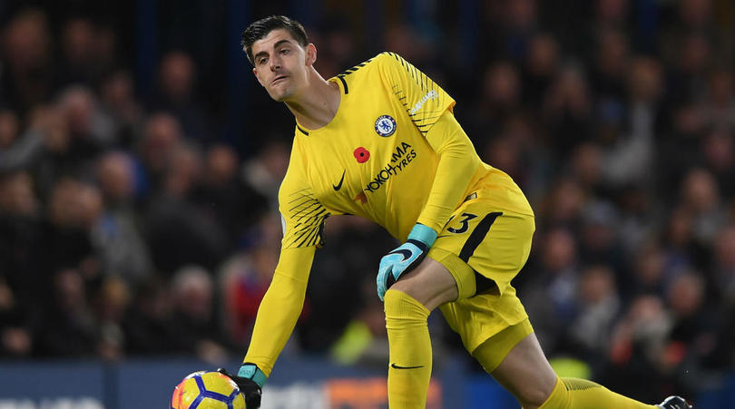 Chelsea goalkeeper Thibaut Courtois