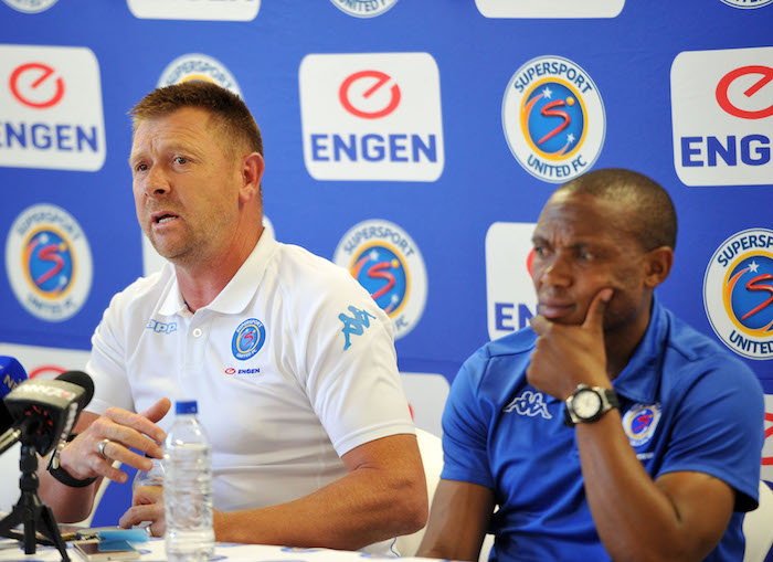 SuperSport United coach Eric Tinkler