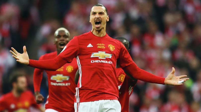 Manchester United striker Zlatan Ibrahimovic