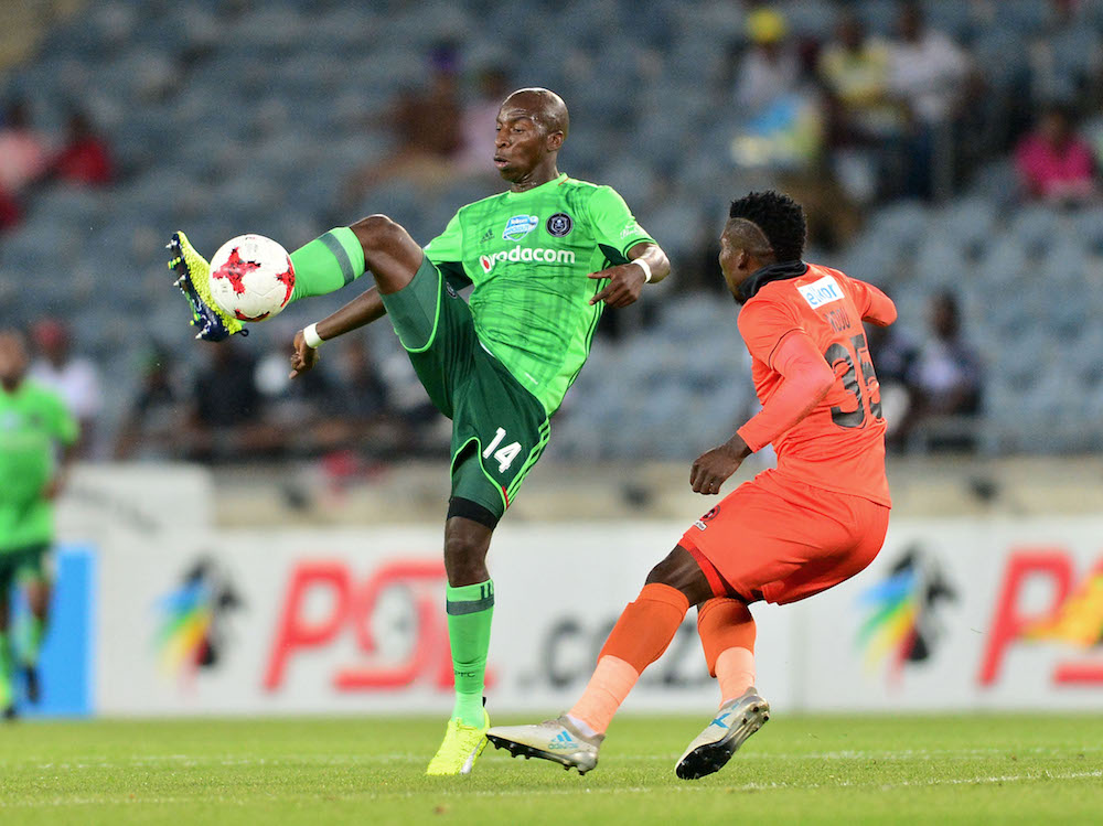 Musa Nyatama challenged by Rendani Ndou