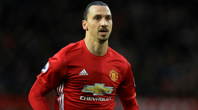 Manchester United striker Zlatan Ibrahimovic