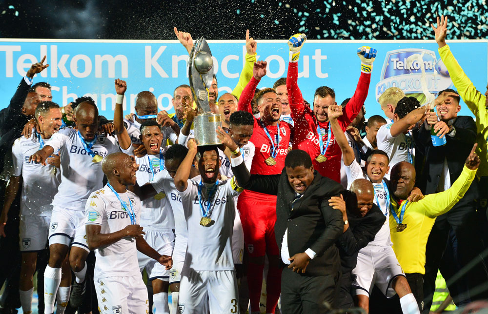 Bidvest Wits winners of the 2017 Telkom Knockout final