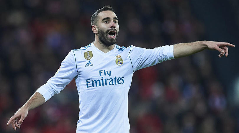 Real Madrid defender Dani Carvajal