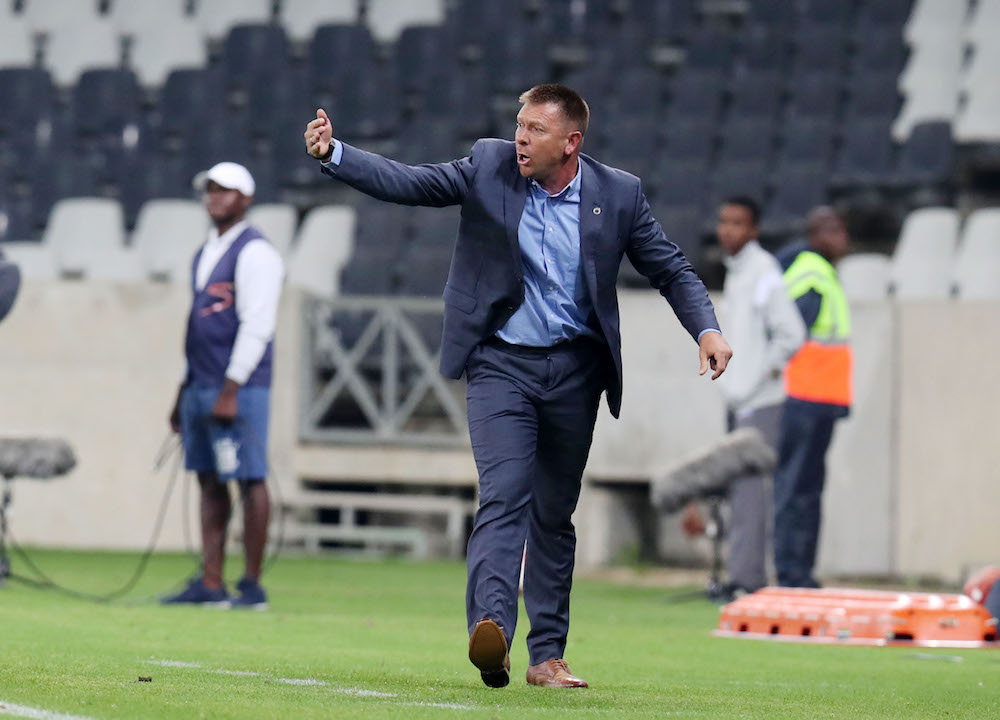 SuperSport United coach Eric Tinkler