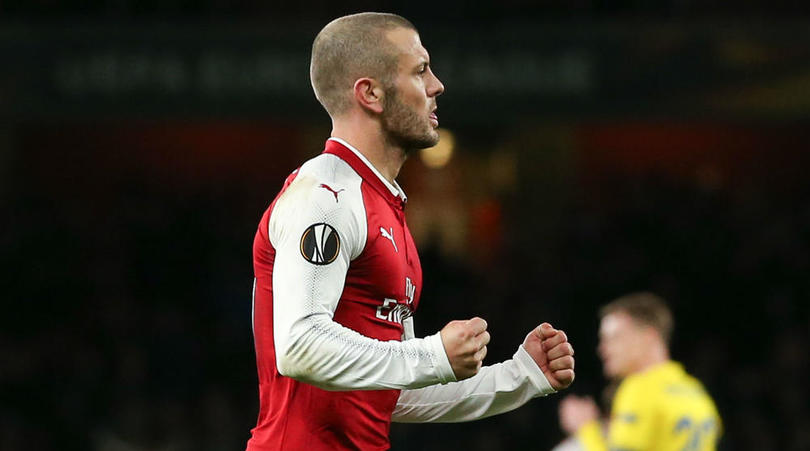 Arsenal midfielder Jack Wilshere