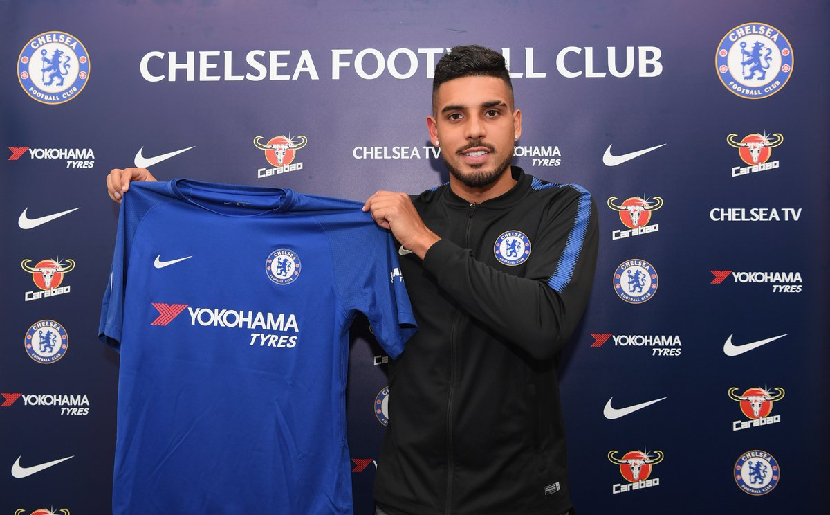 Brazilian full back Emerson Palmieri