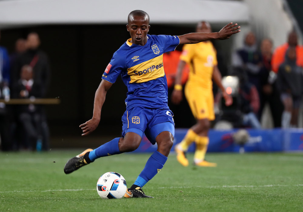 Cape Town City midfielder Thabo Nodada