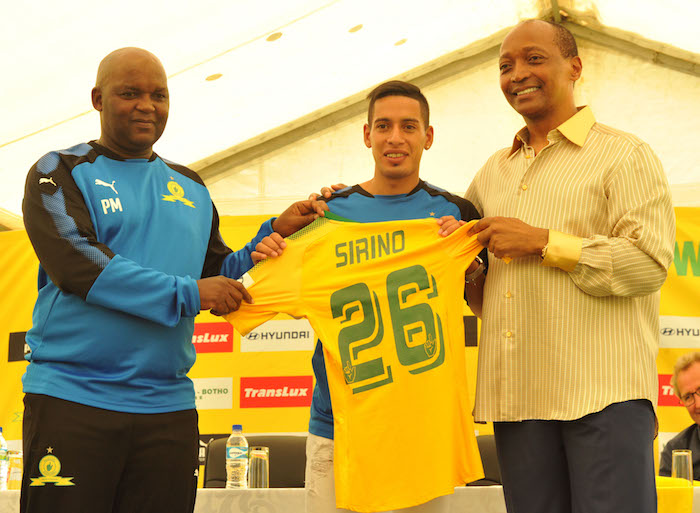 Sundowns new signing Gaston Sirino