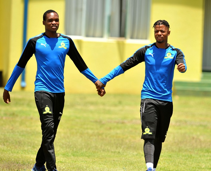 Mogakolodi Ngele and George Lebese