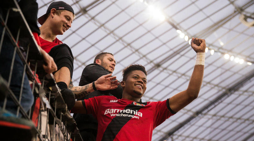 Bayer Leverkusen winger Leon Bailey