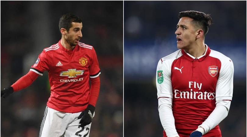 Henrikh Mkhitaryan and Alexis Sanchez