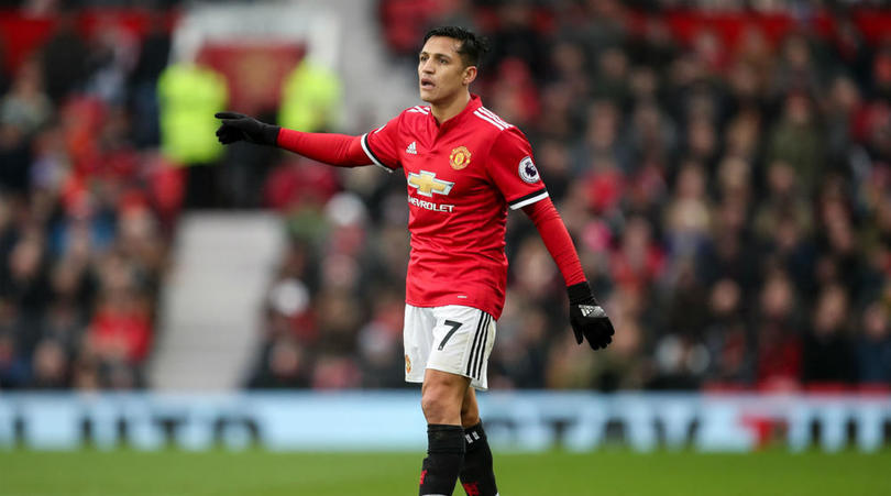 Manchester United forward Alexis Sanchez