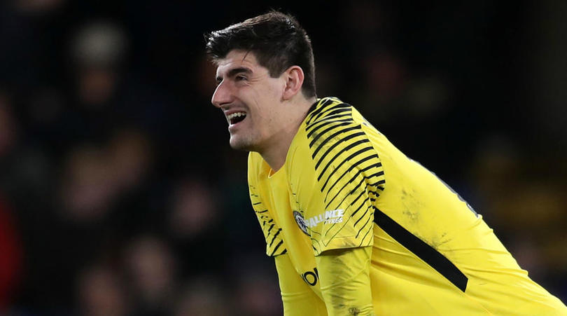 Chelsea goalkeeper Thibaut Courtois