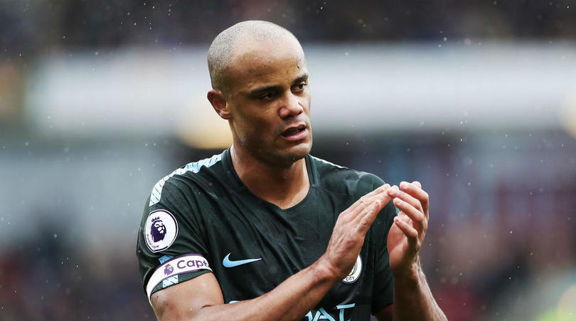 Manchester City defender Vincent Kompany