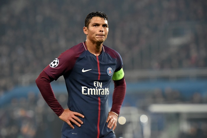 Paris Saint Germain's Thiago Silva