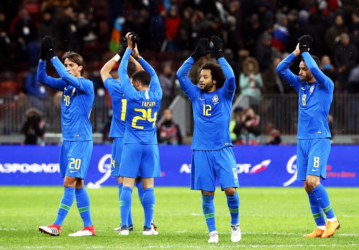 Players of the Brazil national team.