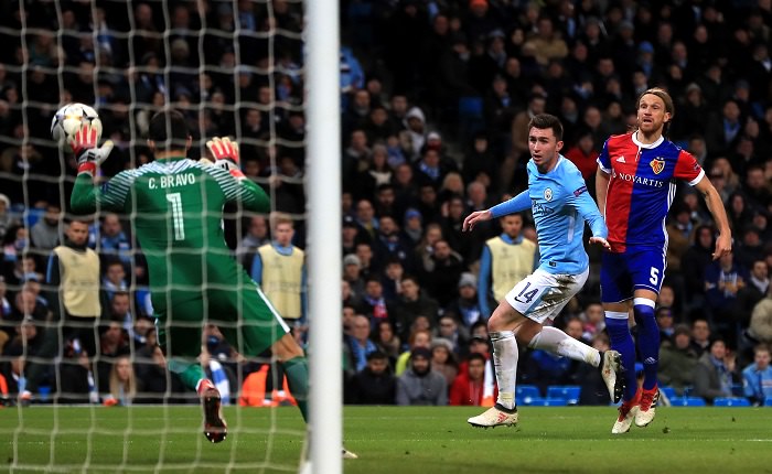 Michael Lang scores his side's second goal of the game