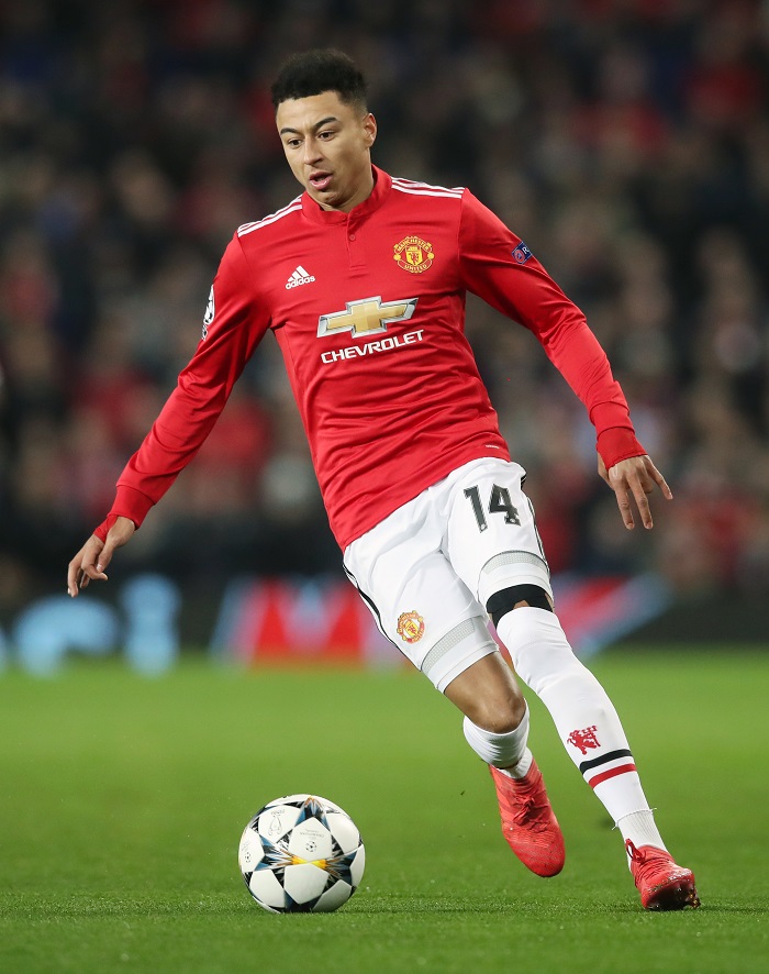 Manchester United's Jesse Lingard