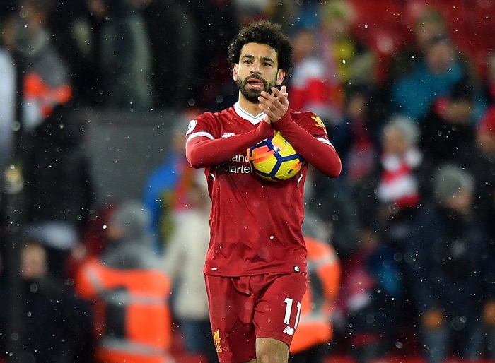 Liverpool's Mohamed Salah.