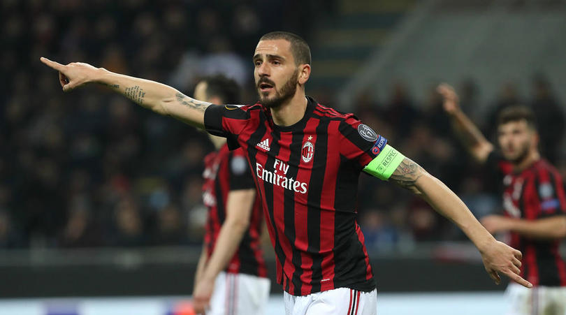 AC Milan defender Leonardo Bonucci