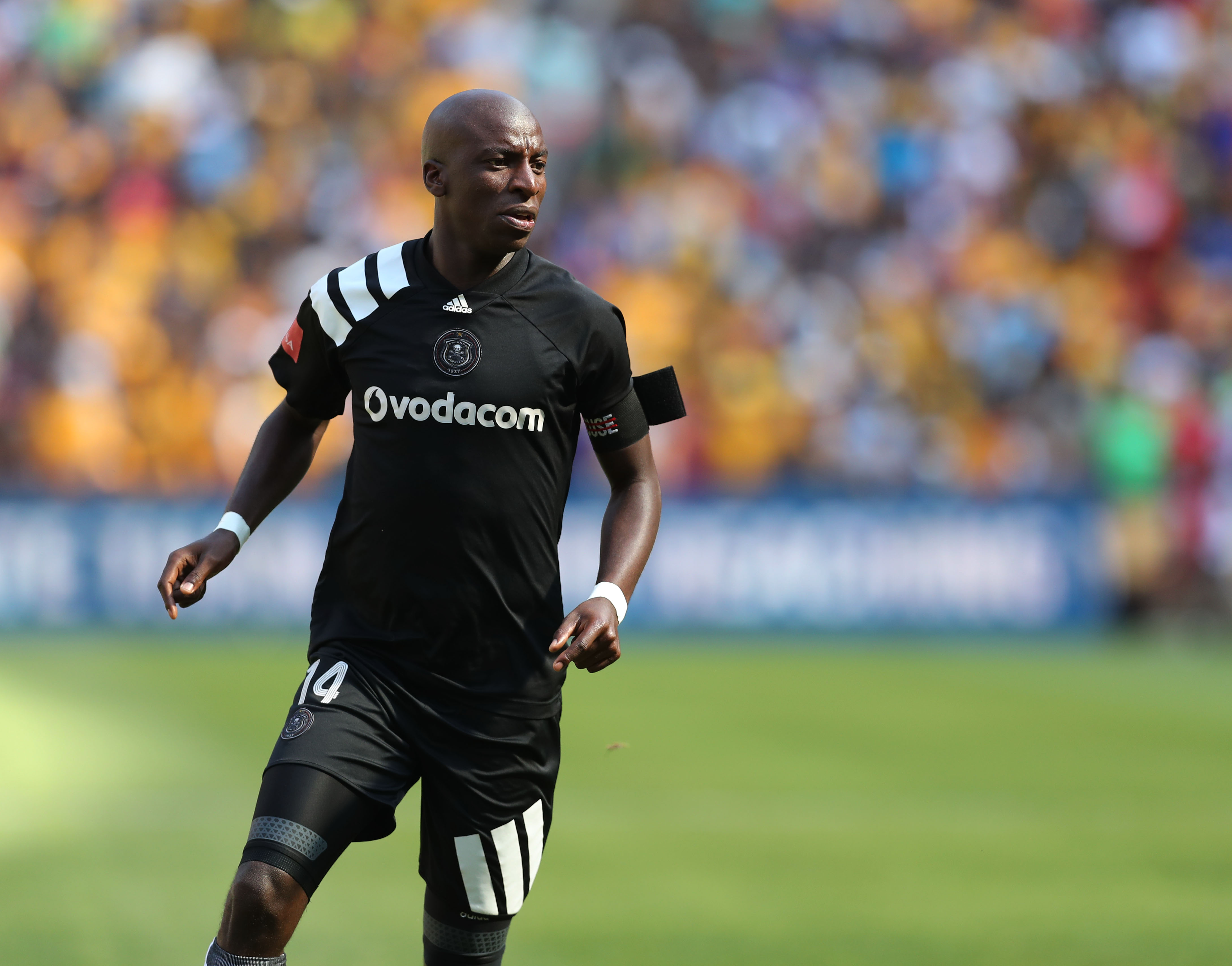 Orlando Pirates midfielder Musa Nyatama