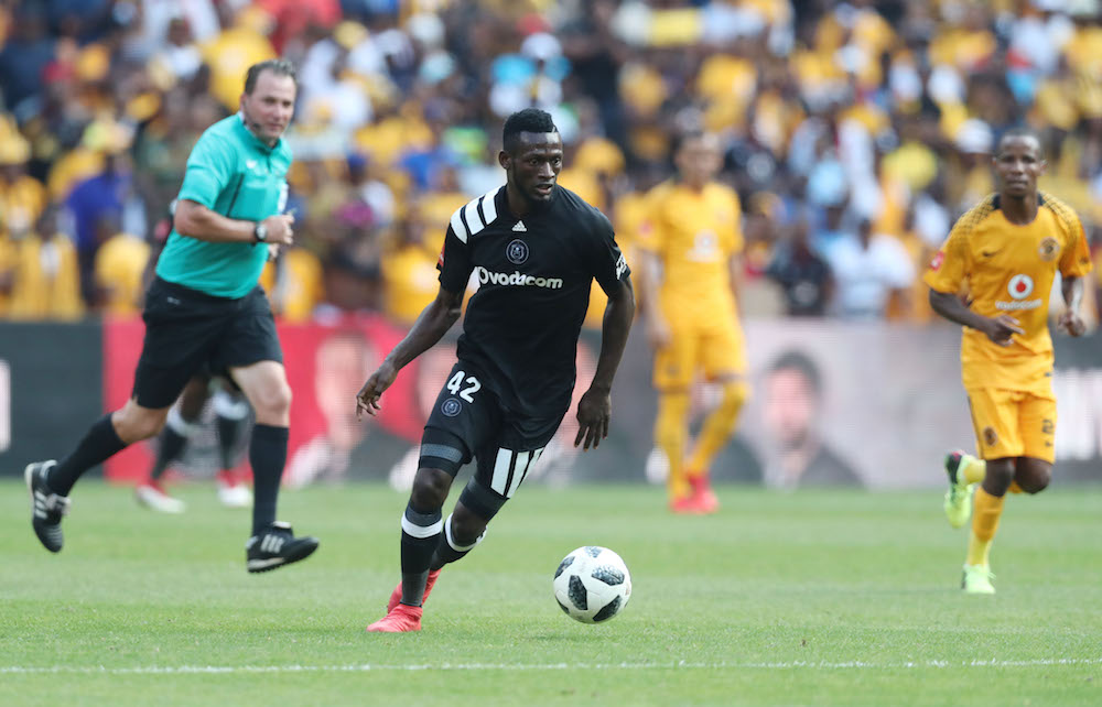 Orlando Pirates forward Augustine Mulenga