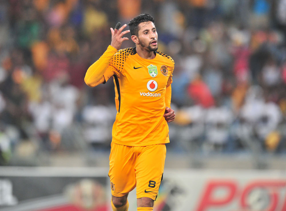 Leonardo Castro celebrates goal against Stellenbosch