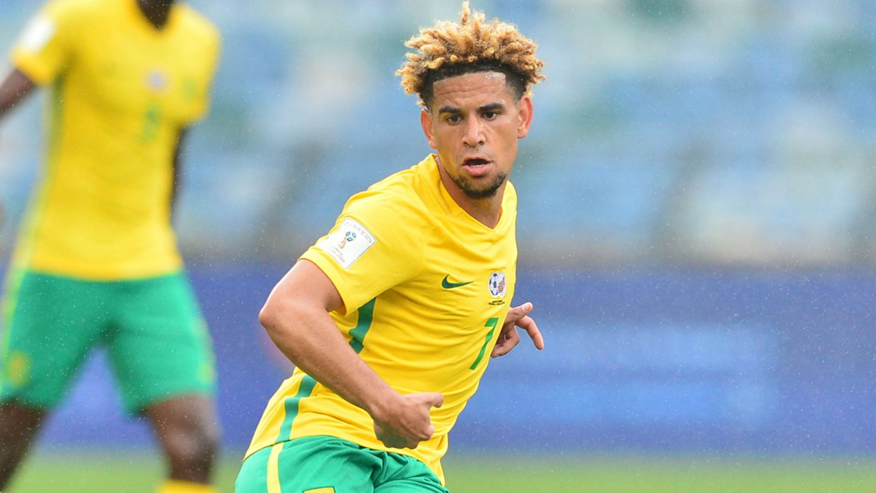 Bafana Bafana midfielder Keegan Dolly