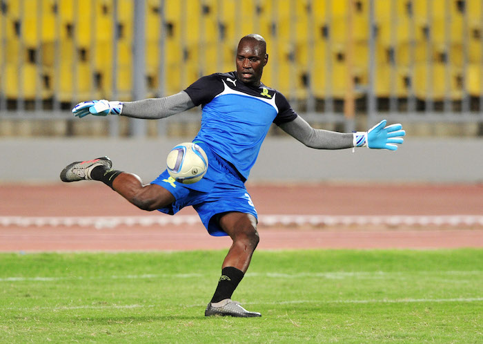 Denis Onyango during Mamelodi Sundowns' training session